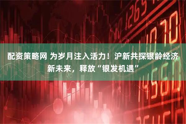 配资策略网 为岁月注入活力！沪新共探银龄经济新未来，释放“银发机遇”